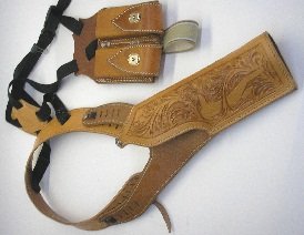 A Custom Shoulder Holster for an IMI Desert Eagle® with Carving