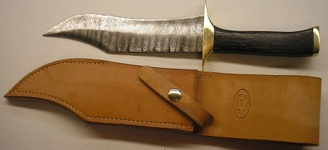 A Custom Knife Sheath for a Custom-made Bowie Knife